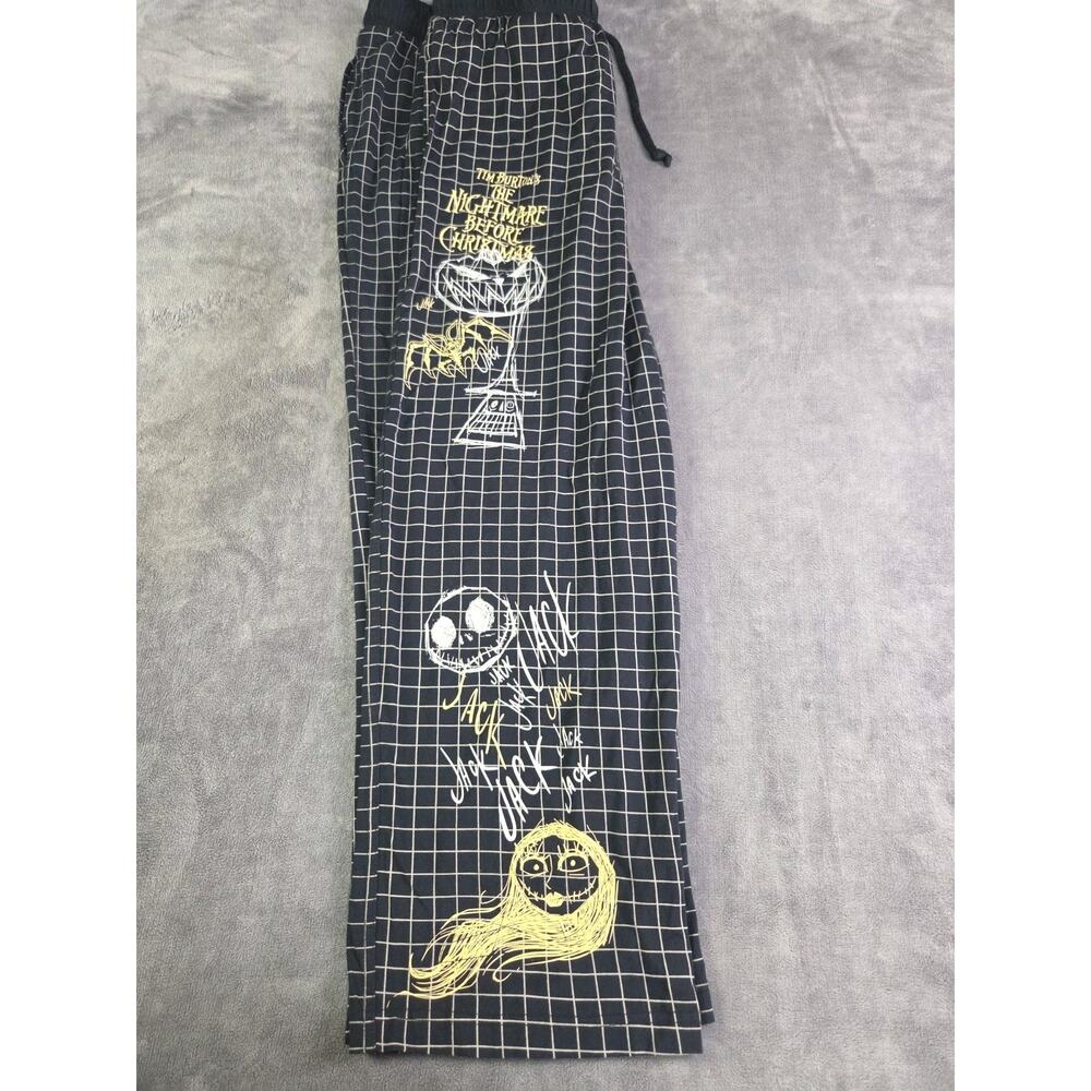 Disney Men's Nightmare Before Christmas Size L Pajamas Sleep Lounge Pants Z2-83 - Picture 8 of 9